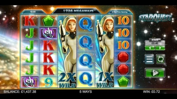 Игровые автоматы для Андроид на деньги - Star Quest