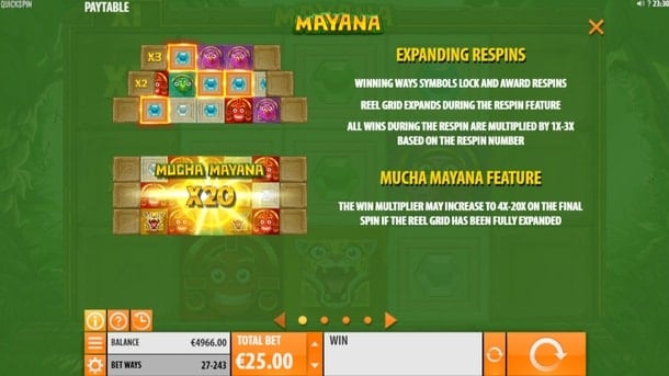 Онлайн аппарат Mayana - описание респинов Описание респинов в онлайн аппарате Mayana
